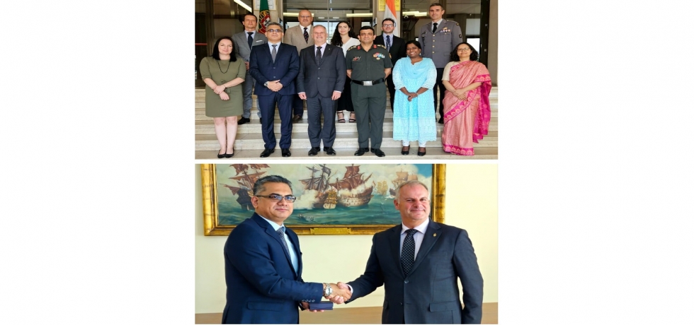 3rd India-Portugal Joint Working Group on Defence held in Lisbon.